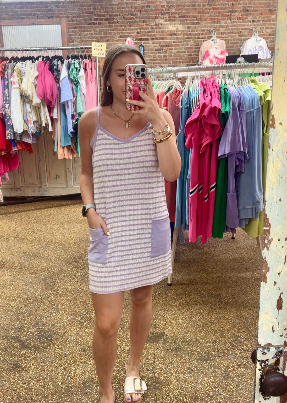 TAKE THE CHANCE ROMPER - LAVENDER