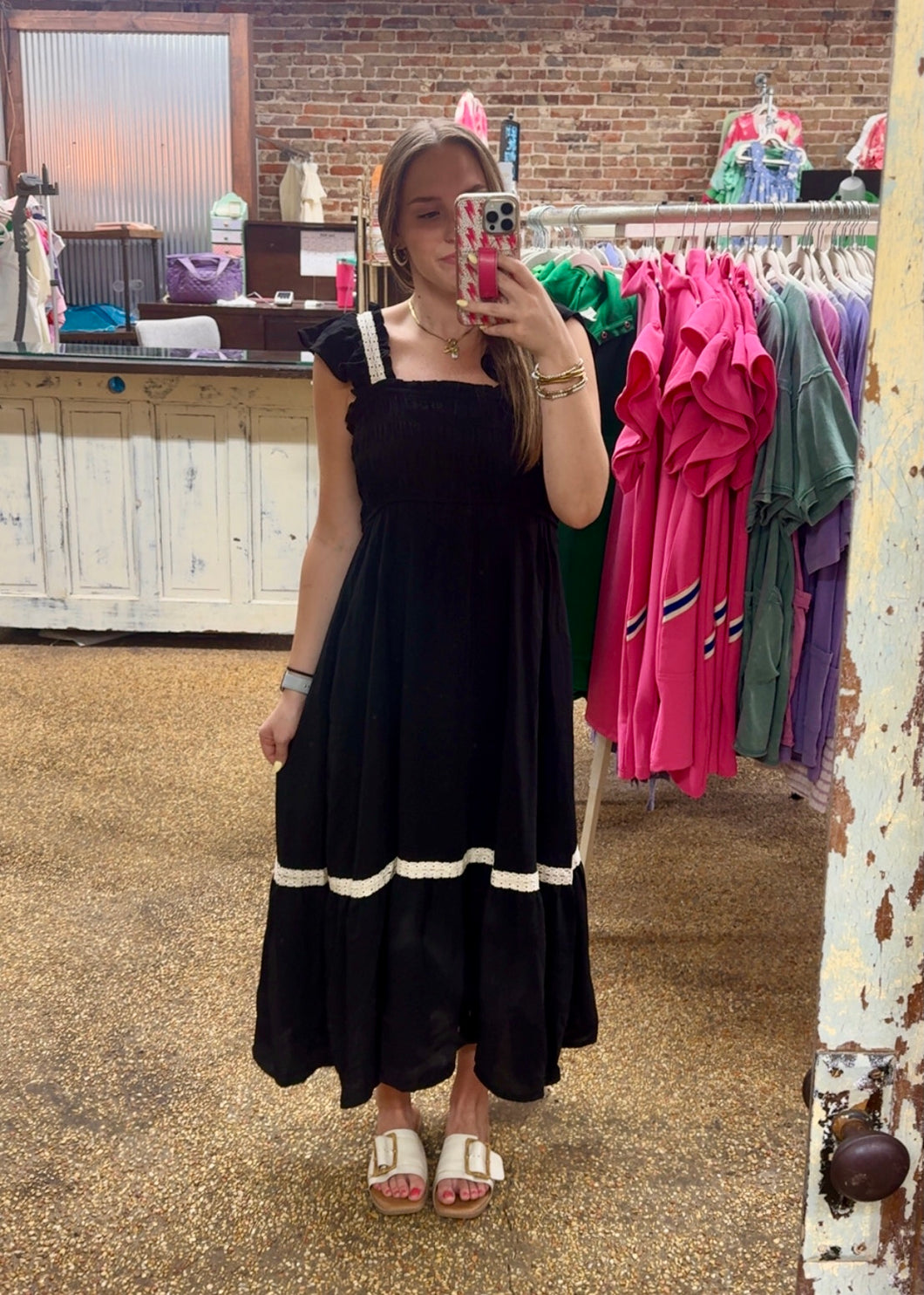 A LOT LEFT TO GO DRESS - BLACK