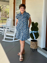 Load image into Gallery viewer, LIKE A WILDFLOWER DRESS - DENIM
