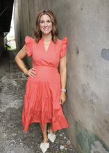 Load image into Gallery viewer, SEEKING MEMORIES DRESS - CORAL
