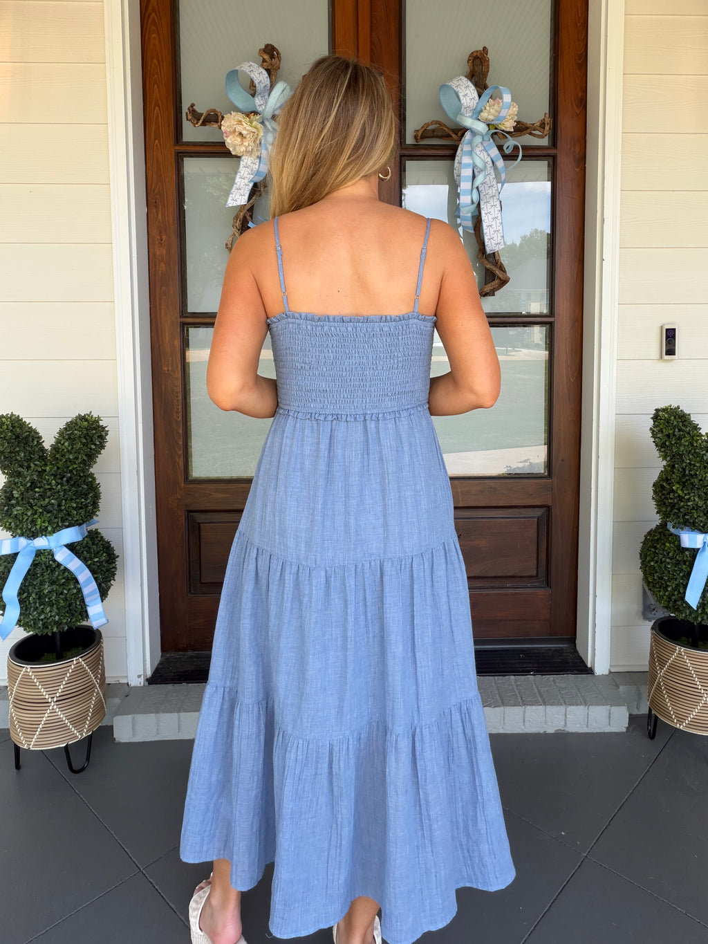 MAKE THE CUT DRESS - CHAMBRAY