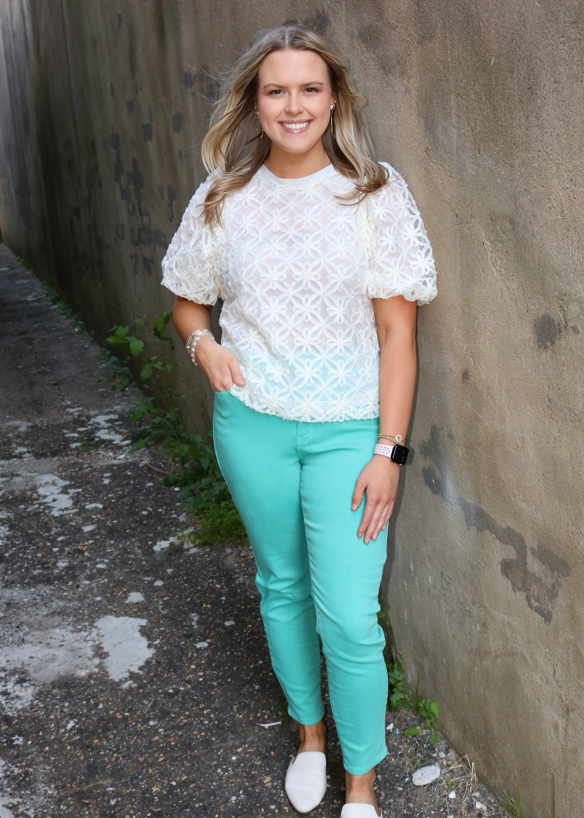 LOVE YOUR LIFE JEANS - AQUA