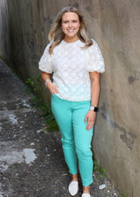 Load image into Gallery viewer, LOVE YOUR LIFE JEANS - AQUA
