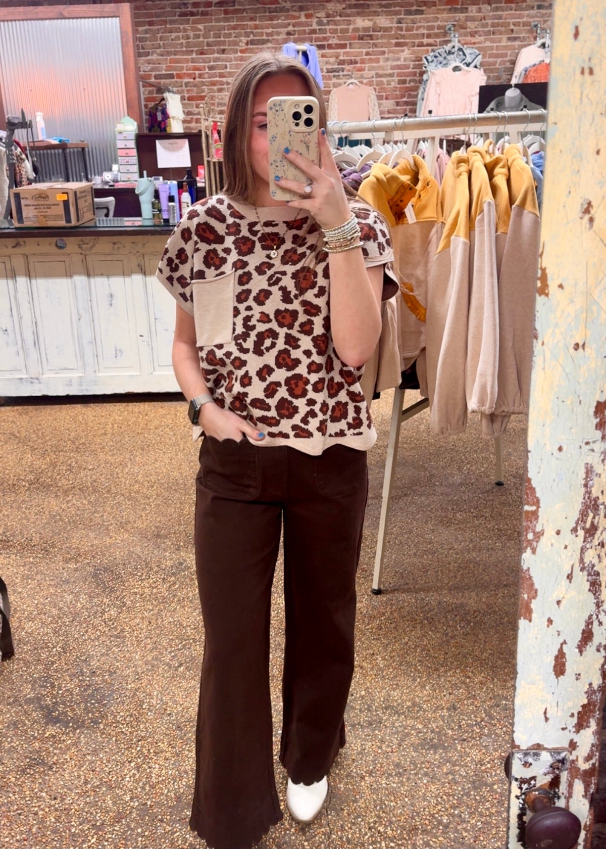 GIVE YOURSELF A BREAK PANTS - CHOCOLATE