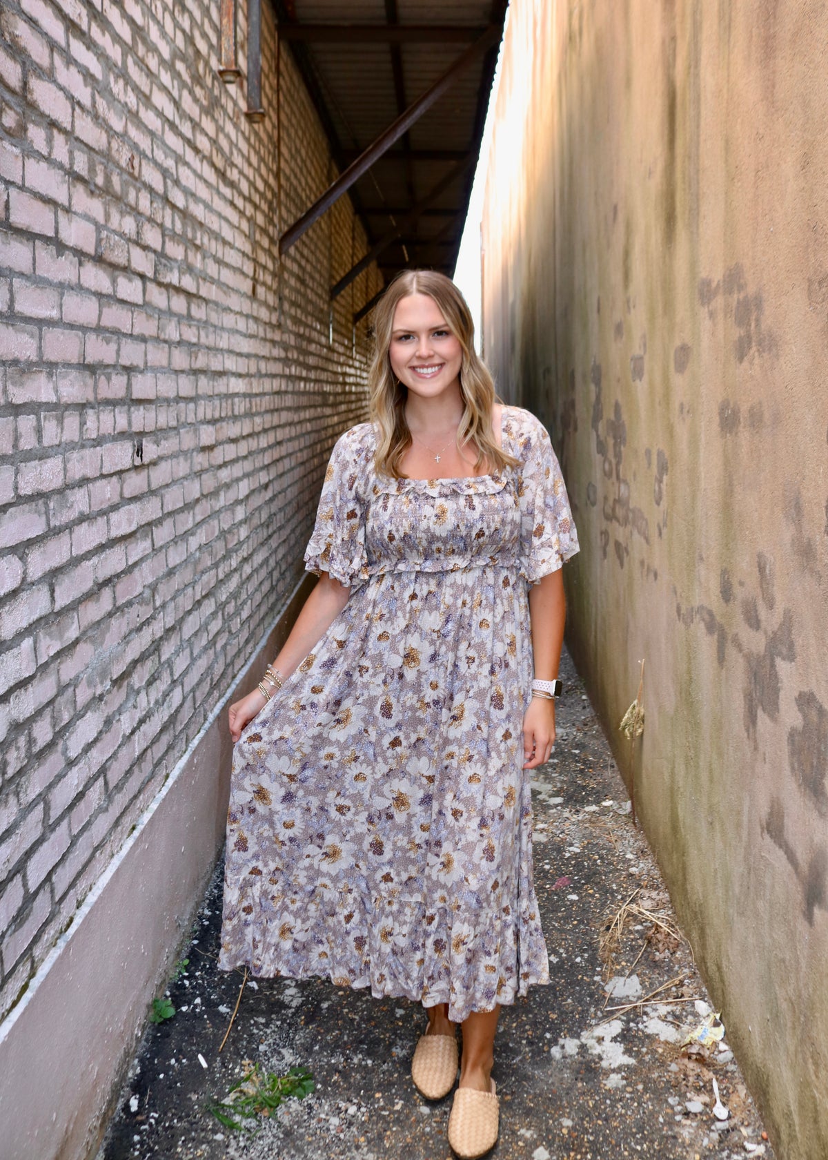 ALL THOSE YEARS DRESS - TAUPE