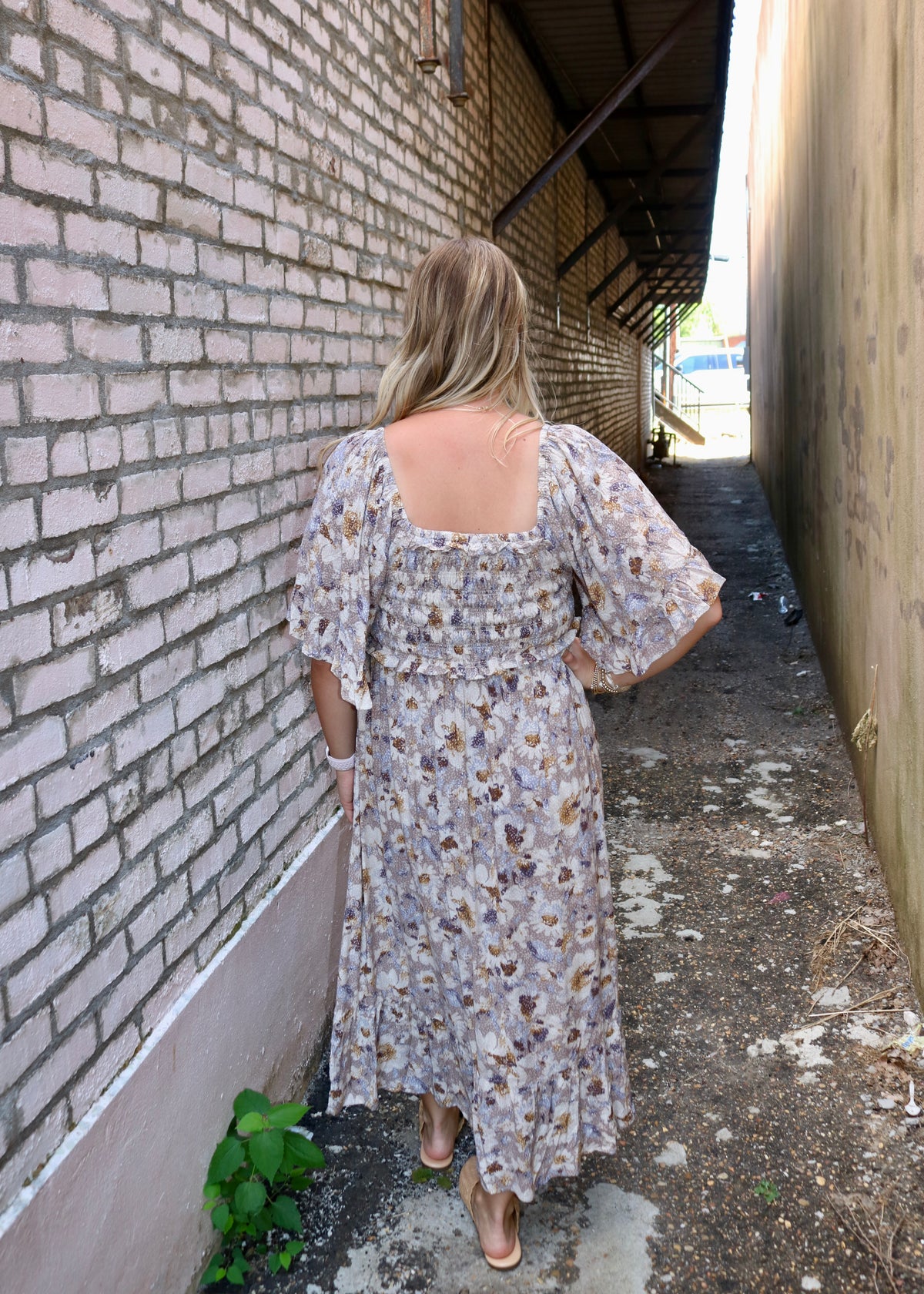 ALL THOSE YEARS DRESS - TAUPE