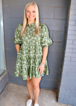 Load image into Gallery viewer, WISH ME LUCK DRESS - OLIVE
