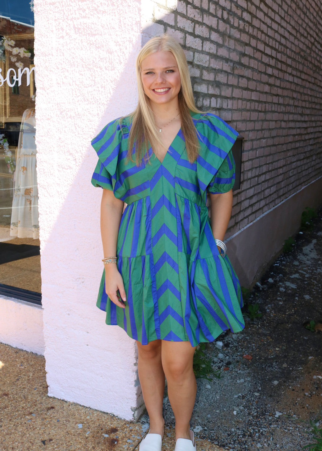 THE WHOLE DEAL DRESS - GREEN