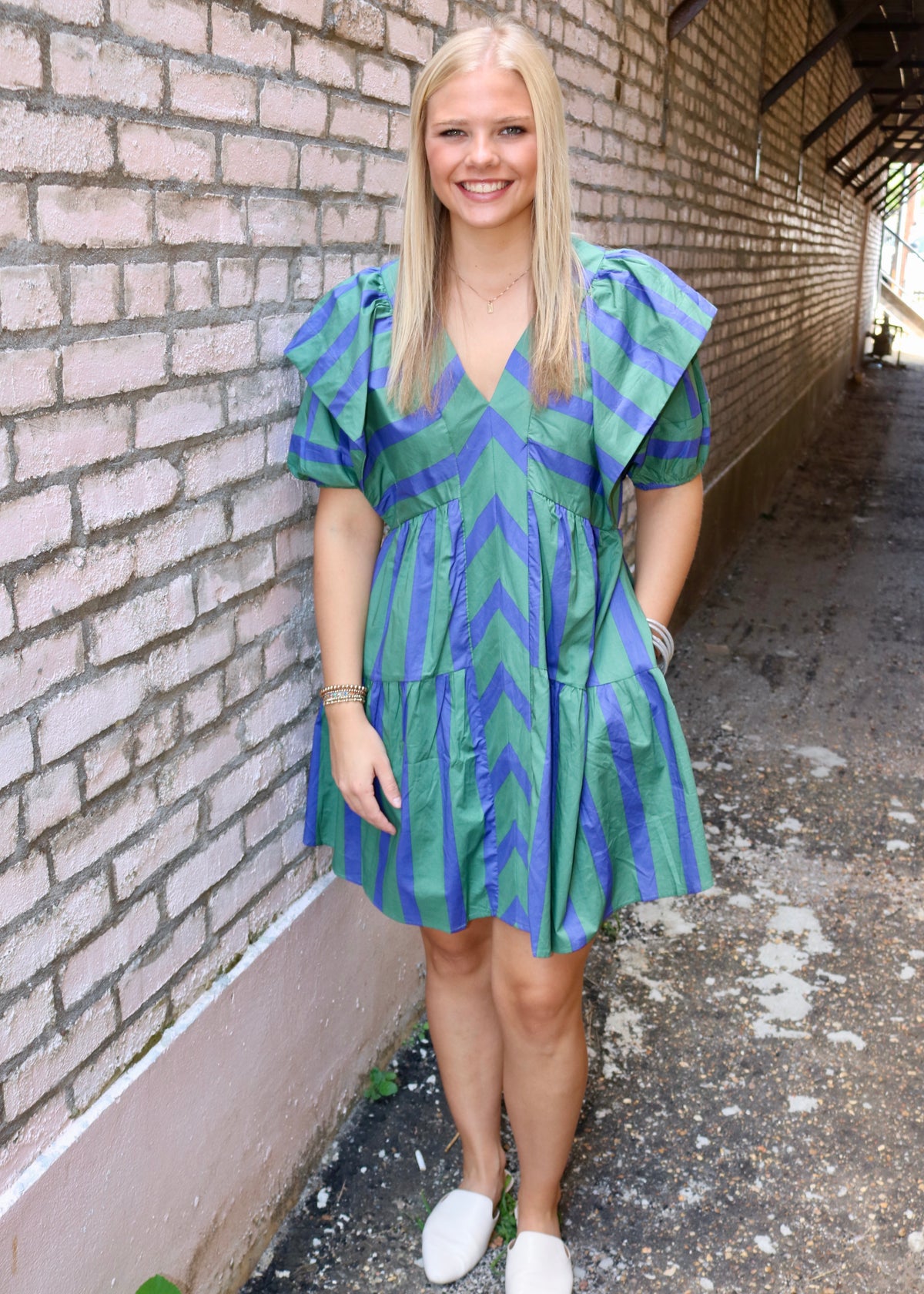 THE WHOLE DEAL DRESS - GREEN