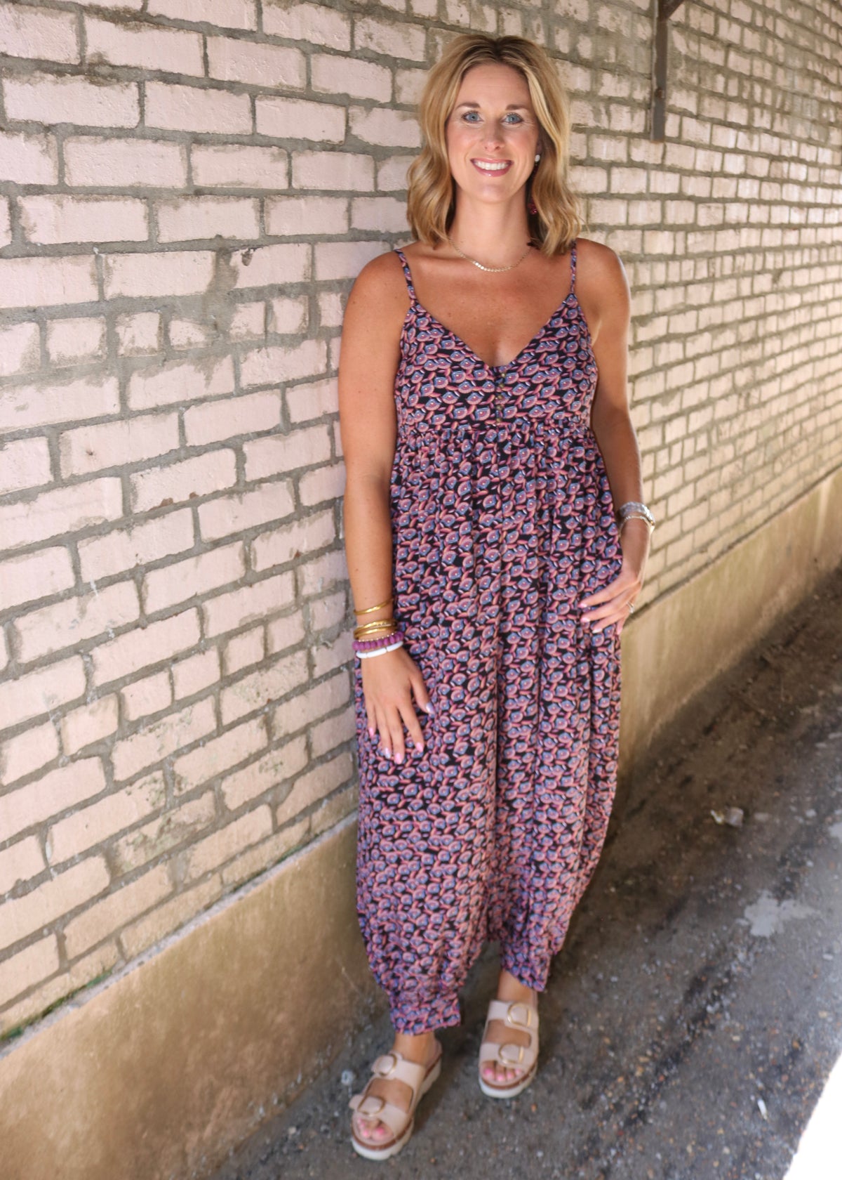 A COUPLE OF THEM JUMPSUIT - BLACK MIX