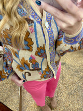 Load image into Gallery viewer, BORN TO BE ME SWEATER CARDIGAN TOP - TAUPE MIX
