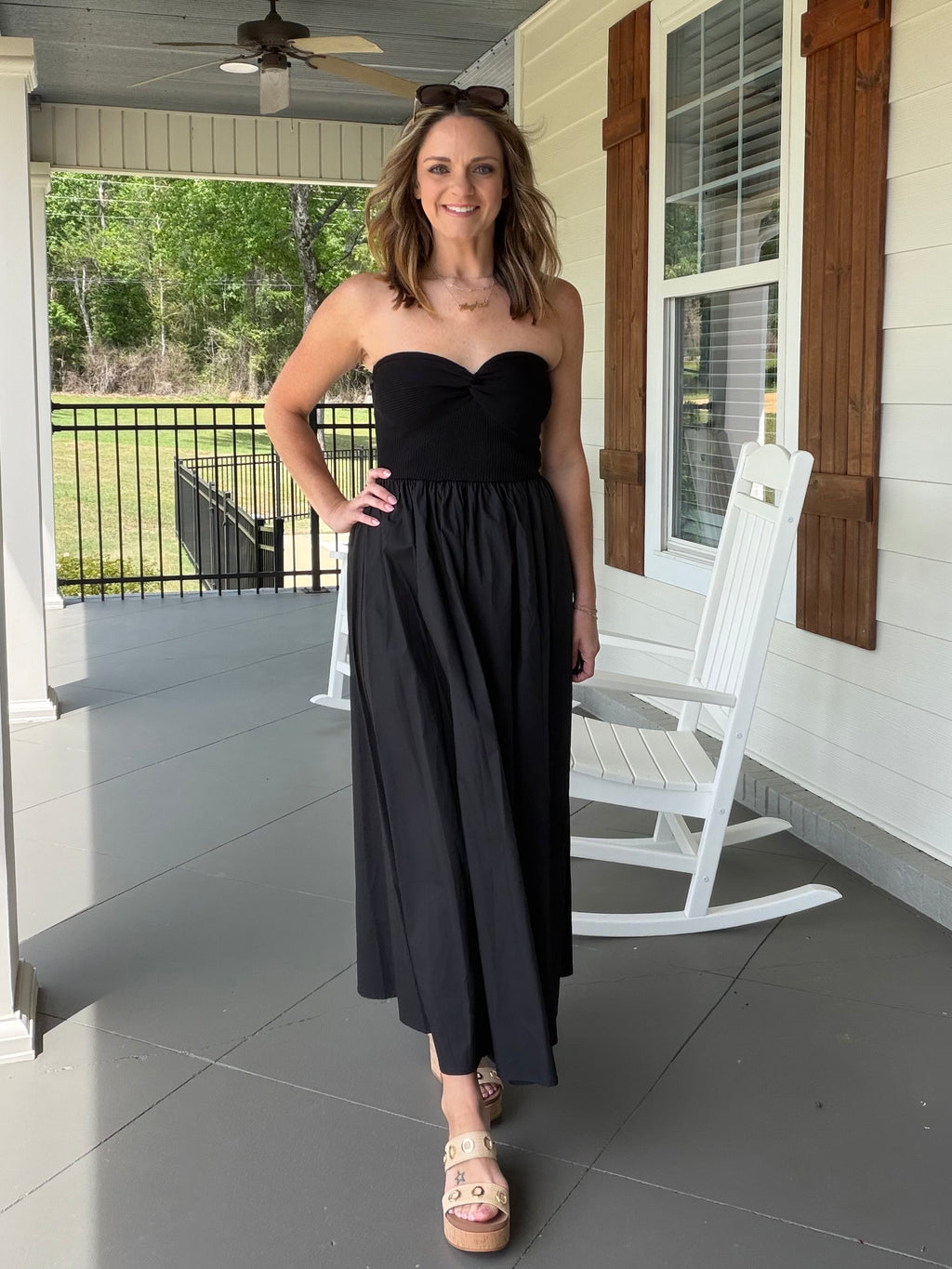 ALWAYS WITH ME DRESS - BLACK