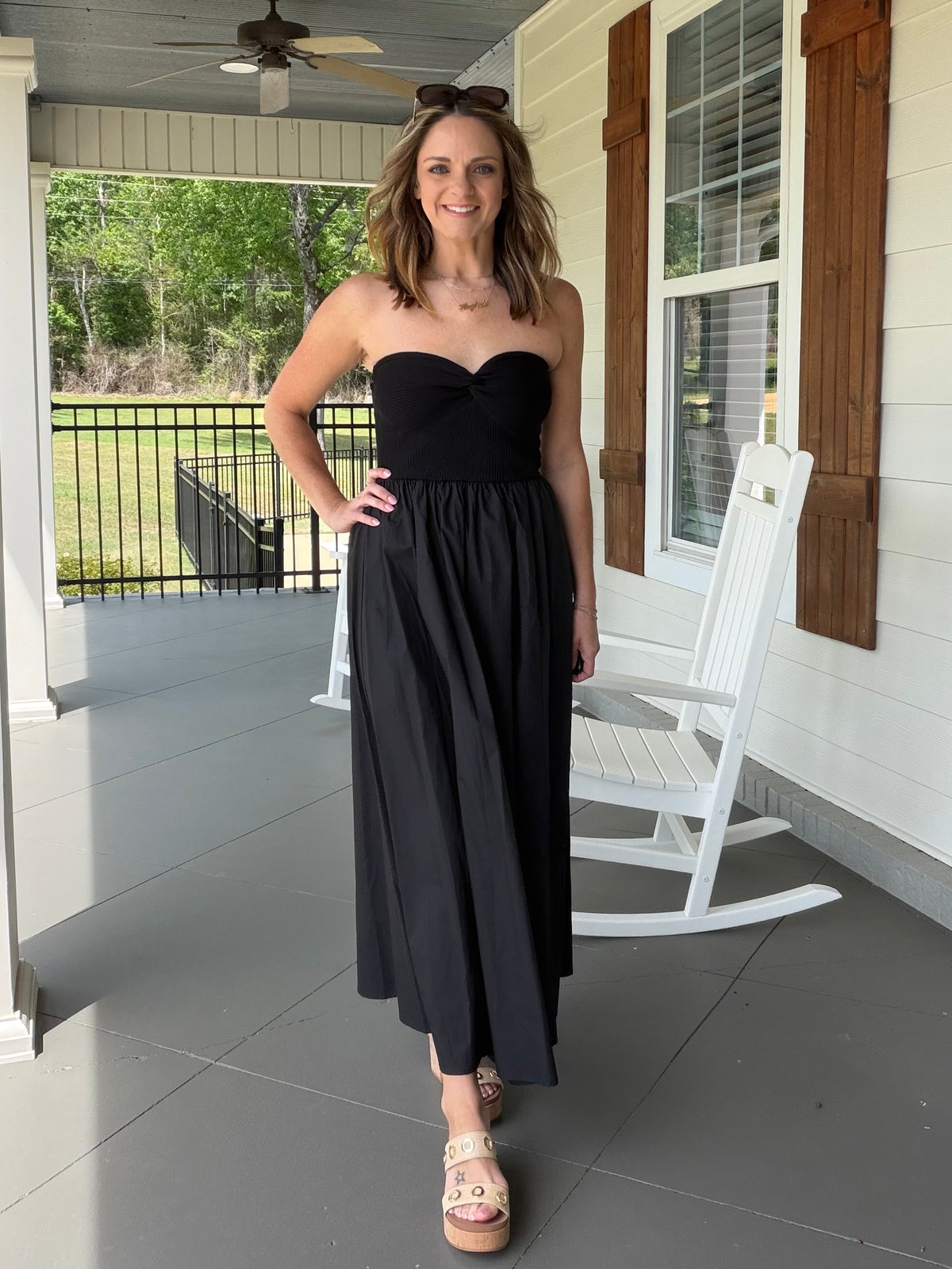 ALWAYS WITH ME DRESS - BLACK
