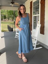 Load image into Gallery viewer, RAISE THE QUESTION DRESS - BLUE
