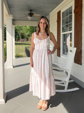 Load image into Gallery viewer, GET THE JOB DONE DRESS - IVORY/PINK
