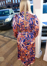 Load image into Gallery viewer, HALF WAY UP DRESS - NAVY
