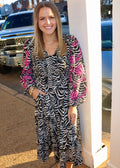 SINCE THE LAST TIME DRESS - BLK/WHT