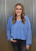 REACH FOR IT TOP - POWDER BLUE
