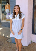 HAVE TO KNOW DRESS. - BLUE