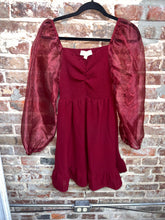 Load image into Gallery viewer, IN THE MOMENT DRESS - GARNET
