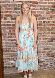 HEADED OUT AGAIN DRESS - MINT