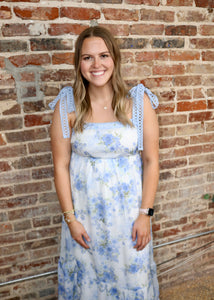 WHEN IT BEGINS DRESS - WHITE/BLUE