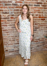 Load image into Gallery viewer, I’M ON THE WAY DRESS - IVORY/BLUE
