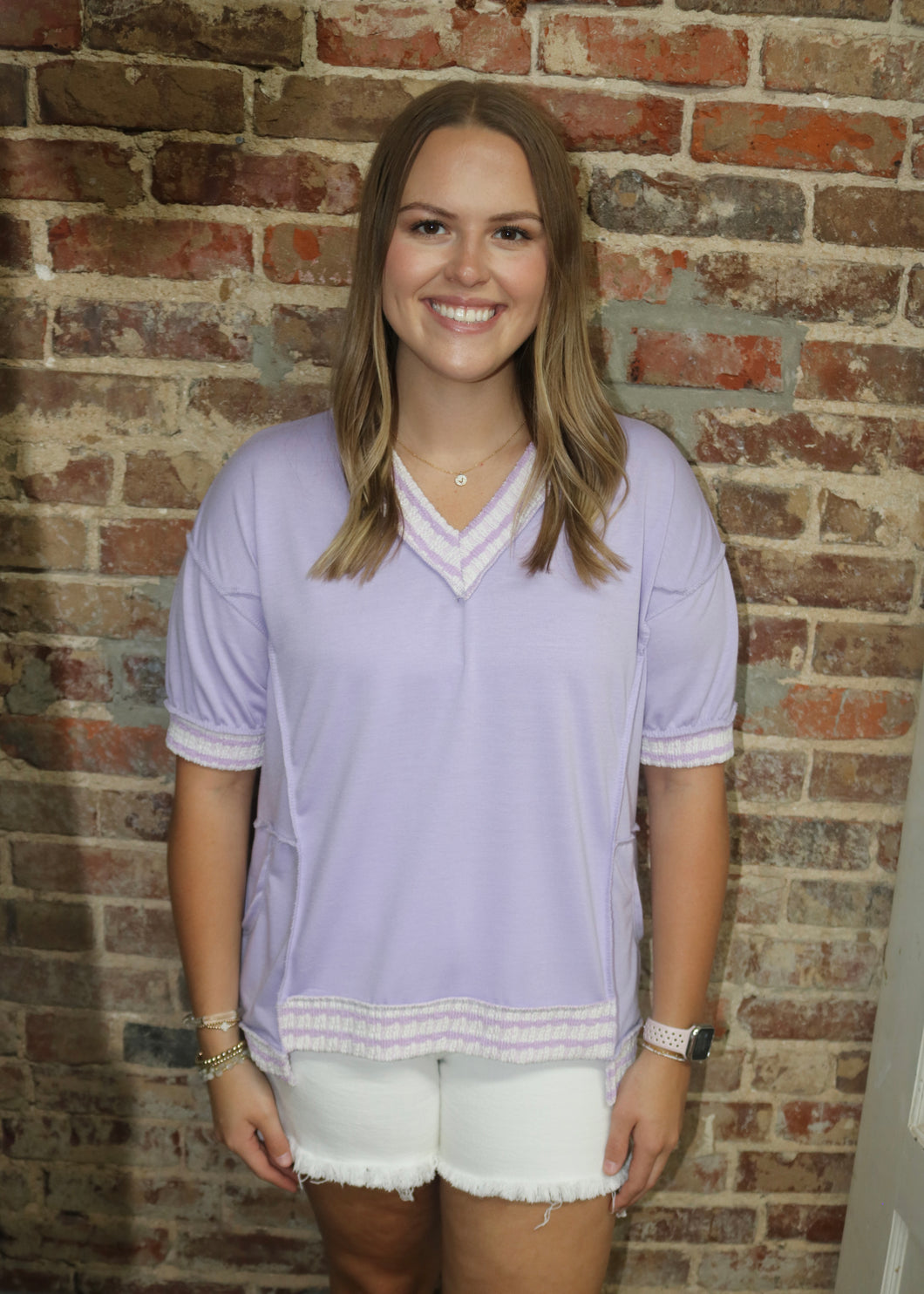UNDER THE RADAR TOP - LAVENDER