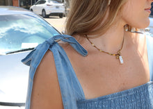 Load image into Gallery viewer, NONE OF YOUR BUSINESS DRESS - CHAMBRAY
