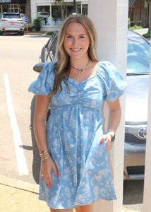 NOT AS OF NOW DRESS - DENIM