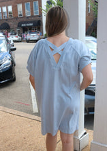 Load image into Gallery viewer, STAY THE COURSE DRESS - DENIM BLUE
