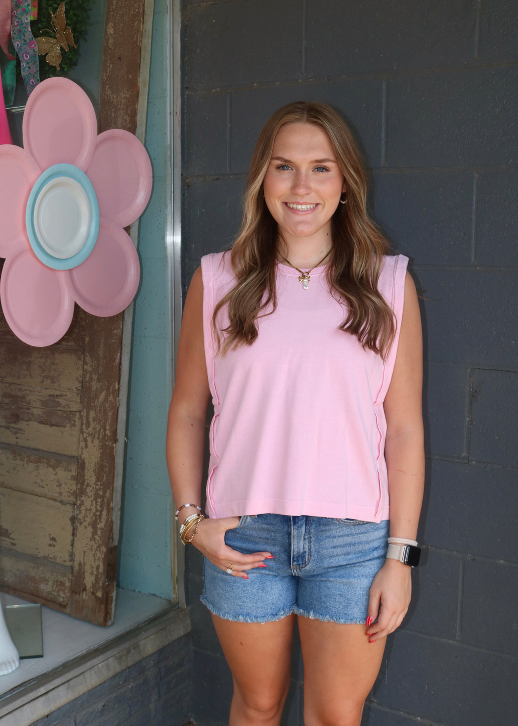 CHANGE YOUR MIND TOP - PINK