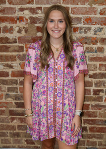 HAD ME FROM HELLO DRESS - MULTI
