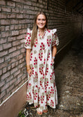 SUNS GOING DOWN DRESS - ECRU
