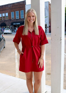 SO WILL I DRESS - BURGUNDY