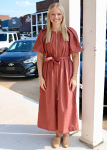 TALK ABOUT IT DRESS - CLAY