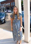 TAKE THE TURN DRESS - GREY