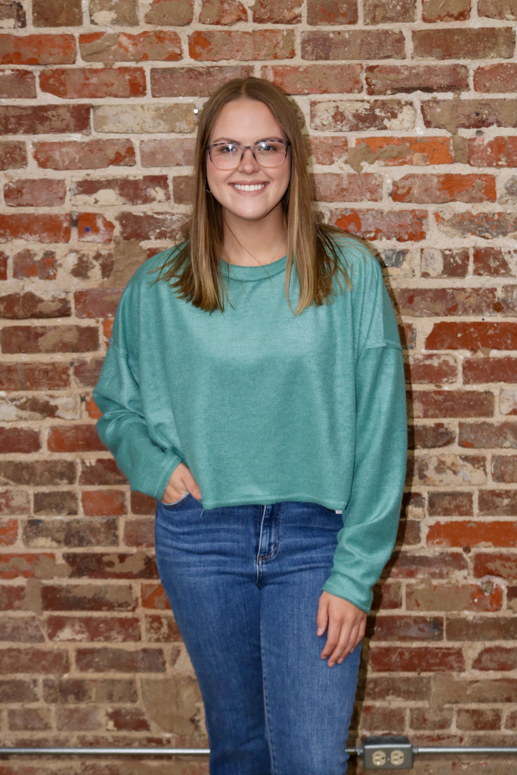 YOU’LL BE BACK TOP - MOSS GREEN