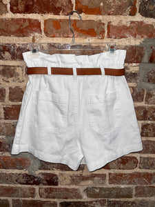 FOR THE MOMENT SHORTS - WHITE