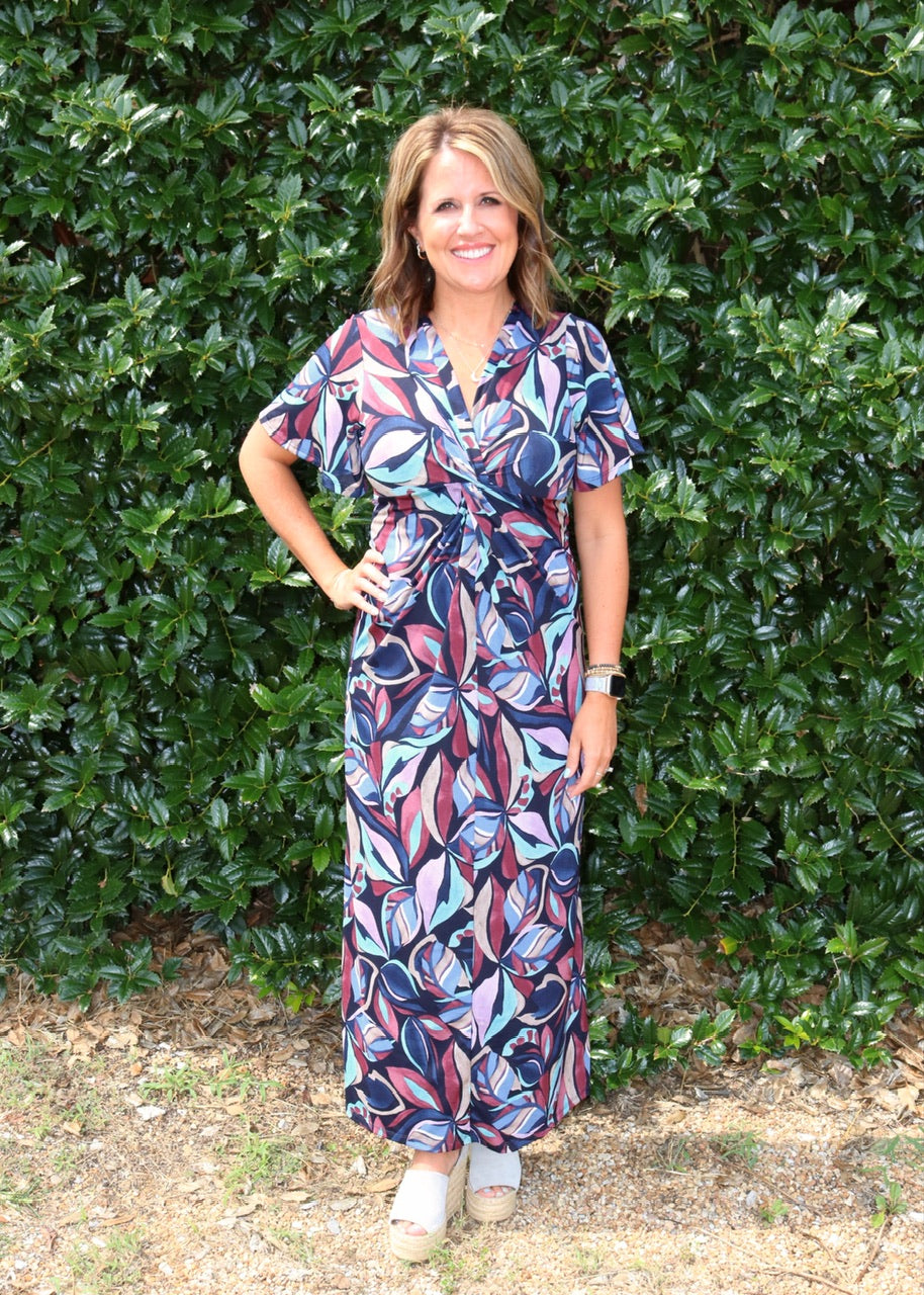 COME BACK FOR MORE DRESS - NAVY