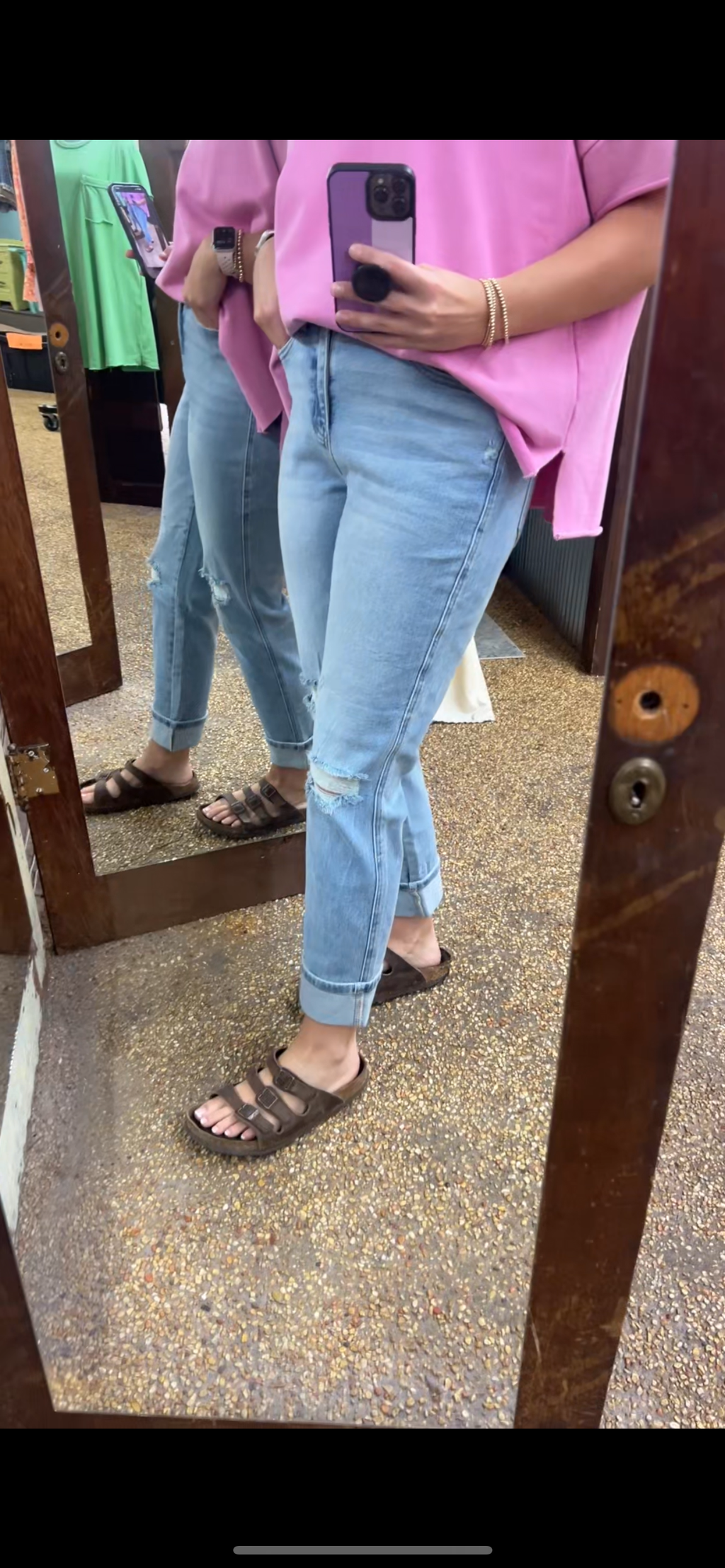 MAKE THE CALL JEANS - LIGHT WASH