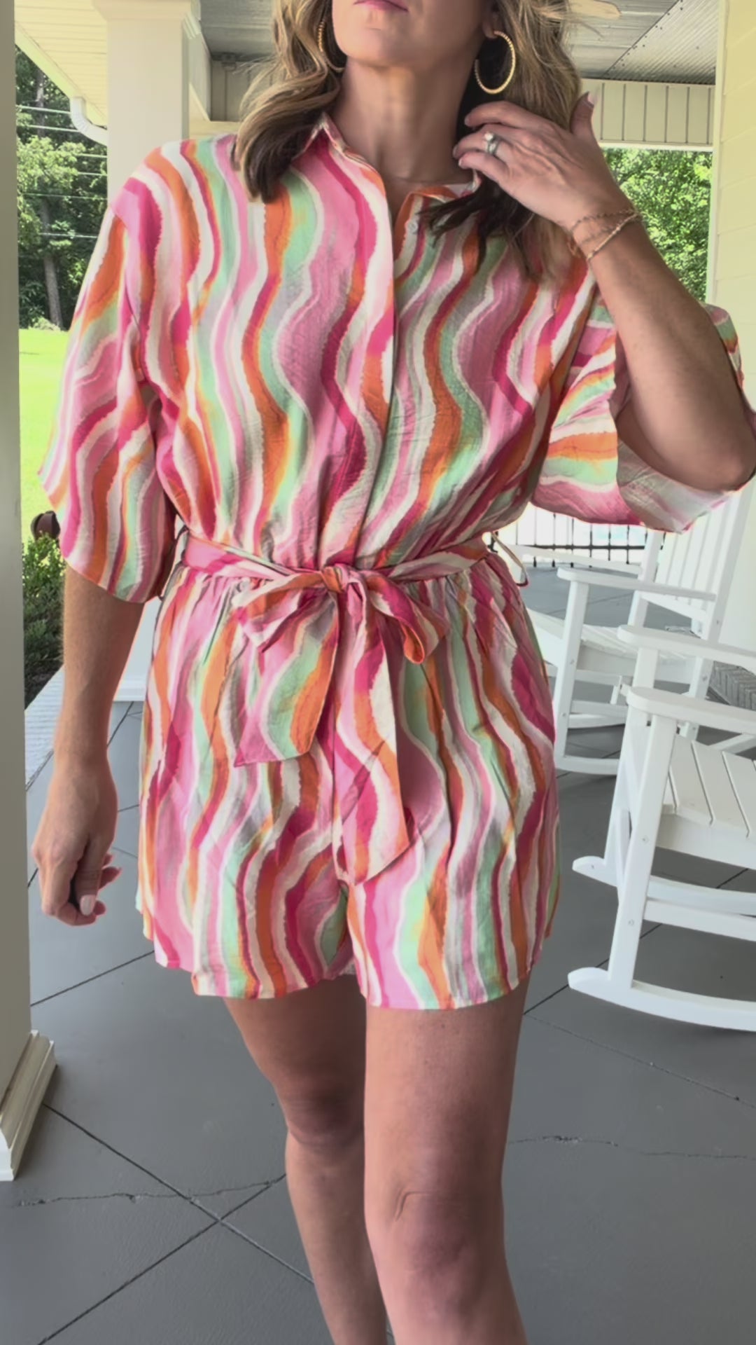 ALL THE WAY ROMPER - MULTI