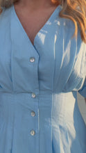 Load and play video in Gallery viewer, STANDING ALONE DRESS - BLUE

