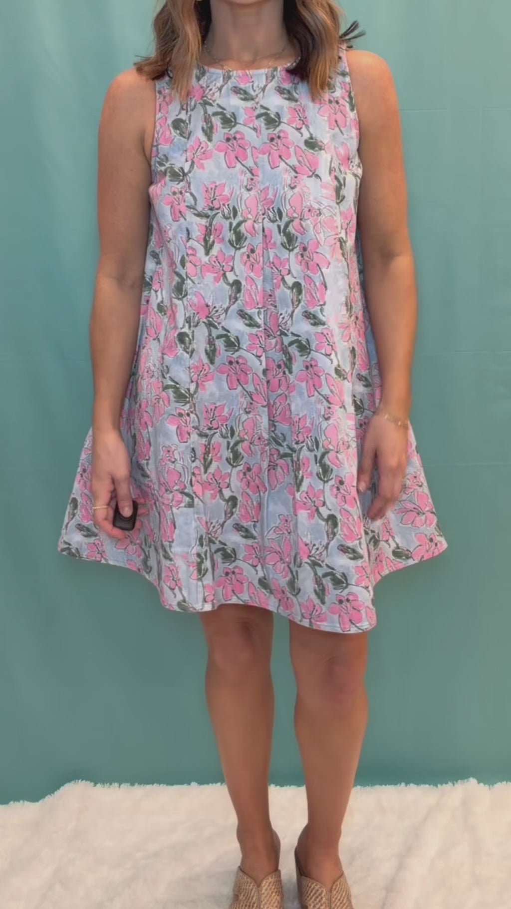 DEPEND ON ME DRESS - DENIM