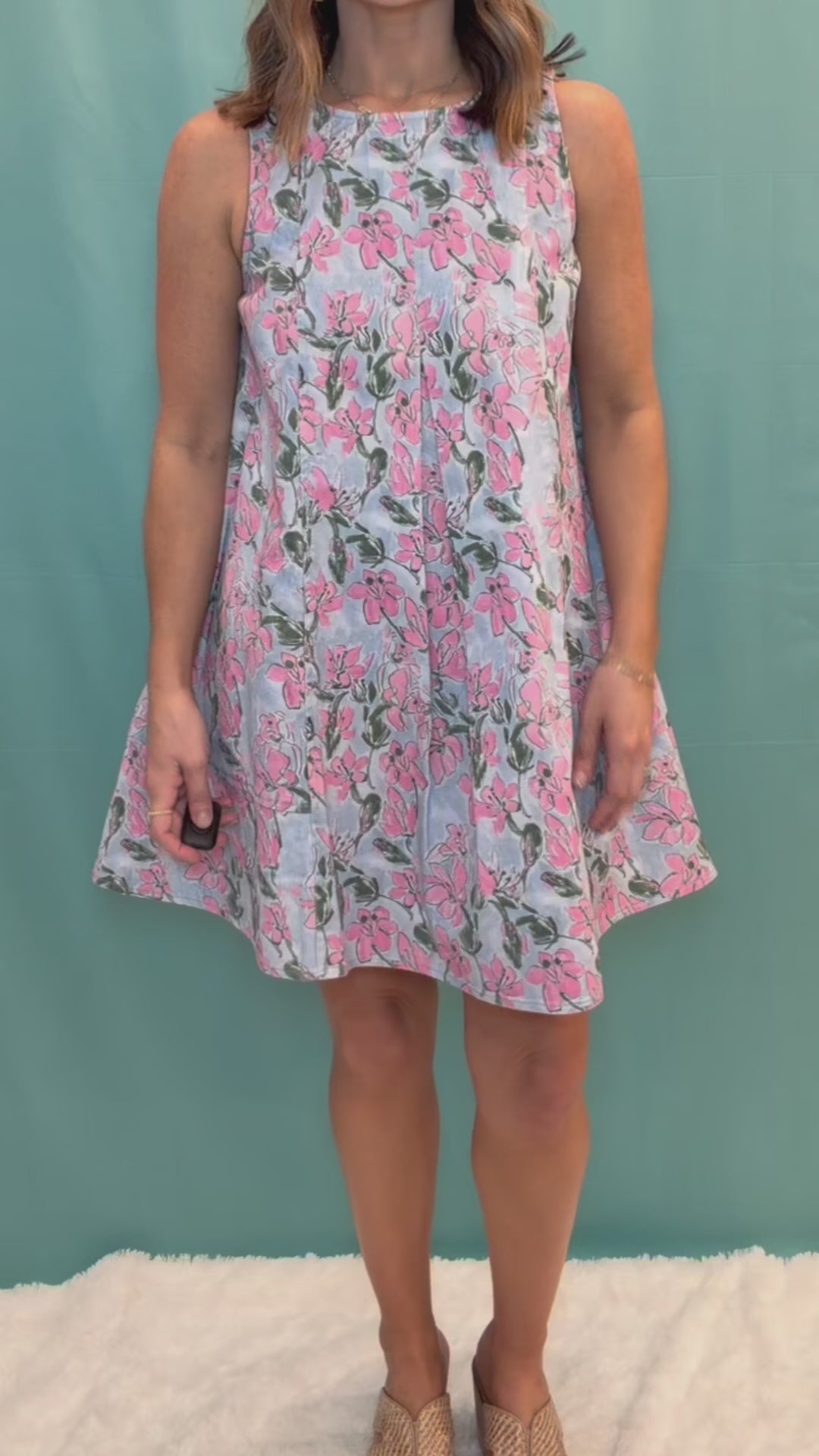 DEPEND ON ME DRESS - DENIM