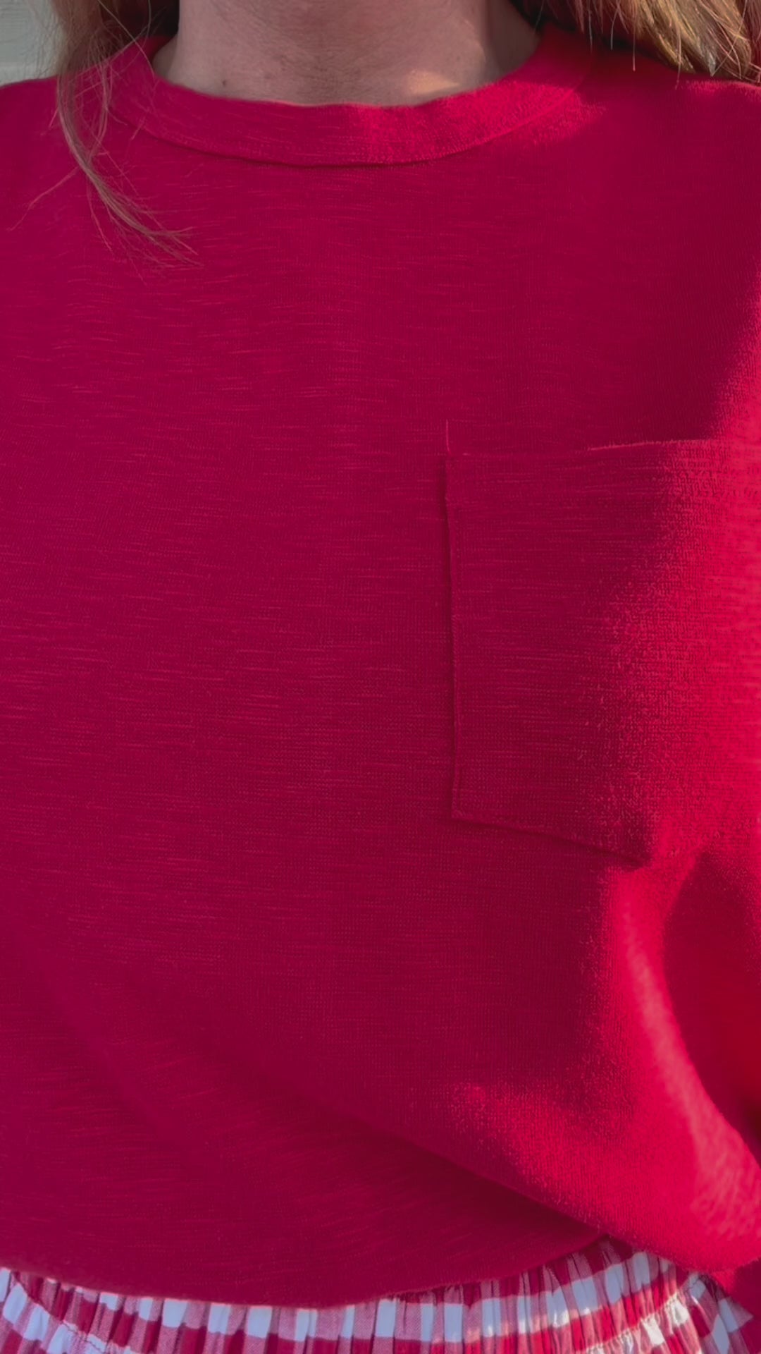 HERE ME OUT TOP - RED