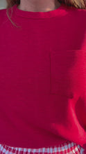 Load and play video in Gallery viewer, HERE ME OUT TOP - RED
