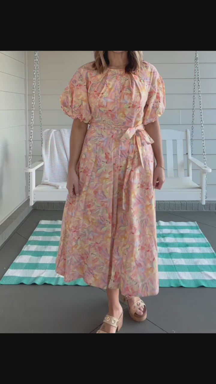LOVING LIFE DRESS - PEACH