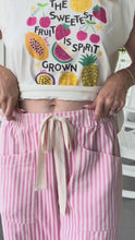 Load and play video in Gallery viewer, WITH ALL MY LOVE JEANS - PINK STRIPE
