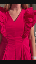 Load and play video in Gallery viewer, TAKE A STAND ROMPER - RED
